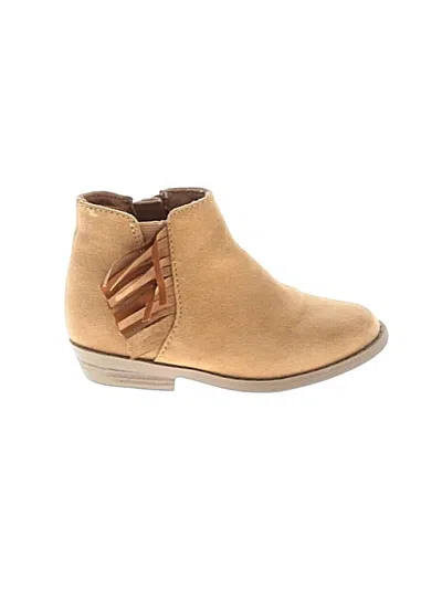 Pre-owned Old Navy Kids' Ankle Boots In Tan
