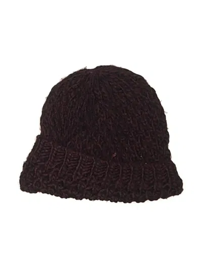Pre-owned Old Navy Beanie Hat In Burgundy