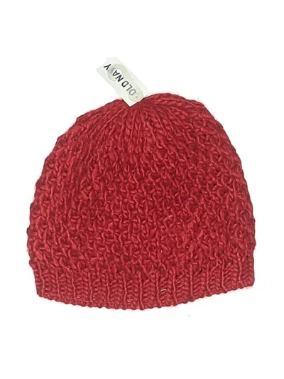 Pre-owned Old Navy Beanie Hat In Burgundy