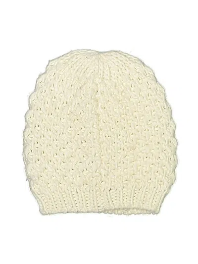 Pre-owned Old Navy Beanie Hat In Ivory