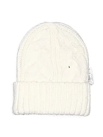 Pre-owned Old Navy Beanie Hat In Ivory