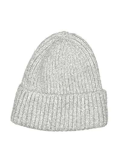 Pre-owned Old Navy Beanie Hat In Silver