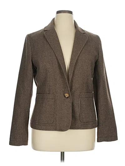 Pre-owned Old Navy Blazer Jacket In Brown