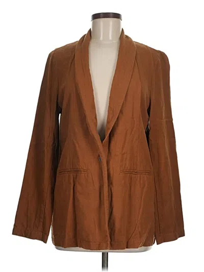 Pre-owned Old Navy Blazer Jacket In Brown