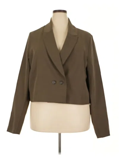 Pre-owned Old Navy Blazer Jacket In Brown