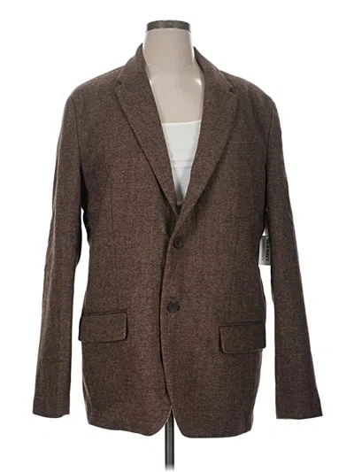 Pre-owned Old Navy Blazer Jacket In Brown