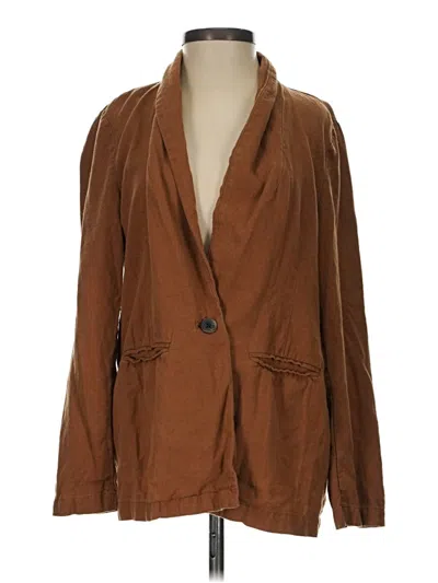Pre-owned Old Navy Blazer Jacket In Brown