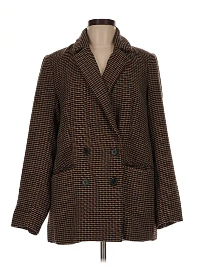 Pre-owned Old Navy Blazer Jacket In Brown