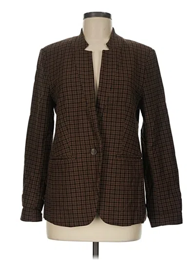 Pre-owned Old Navy Blazer Jacket In Brown