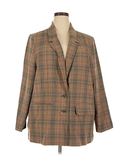 Pre-owned Old Navy Blazer Jacket In Brown