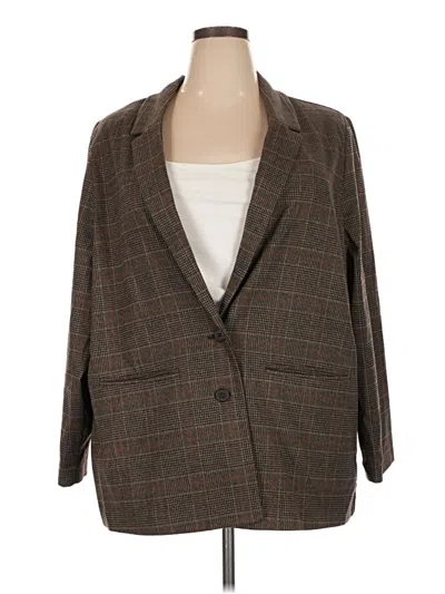 Pre-owned Old Navy Blazer Jacket In Brown