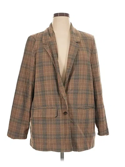 Pre-owned Old Navy Blazer Jacket In Brown