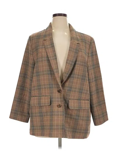 Pre-owned Old Navy Blazer Jacket In Brown