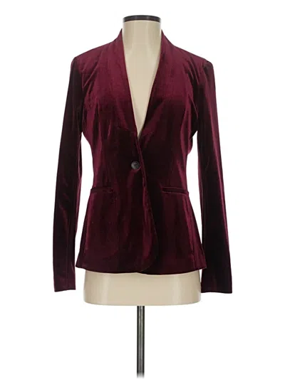 Pre-owned Old Navy Blazer Jacket In Burgundy