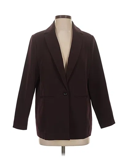 Pre-owned Old Navy Blazer Jacket In Burgundy