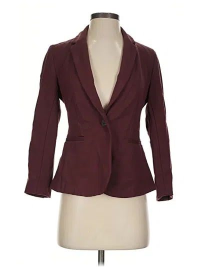 Pre-owned Old Navy Blazer Jacket In Burgundy