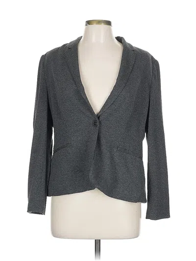 Pre-owned Old Navy Blazer Jacket In Gray