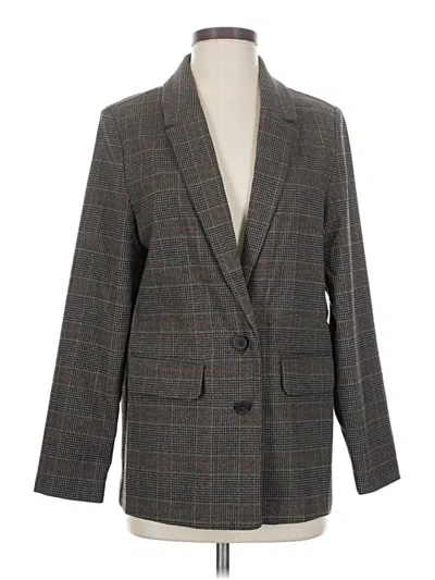 Pre-owned Old Navy Blazer Jacket In Gray