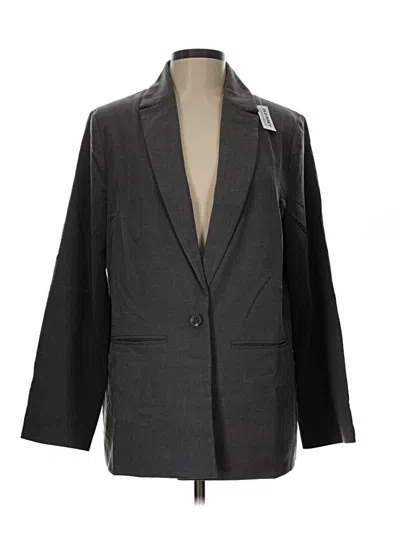 Pre-owned Old Navy Blazer Jacket In Gray
