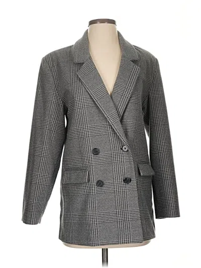 Pre-owned Old Navy Blazer Jacket In Gray