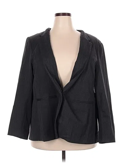 Pre-owned Old Navy Blazer Jacket In Gray