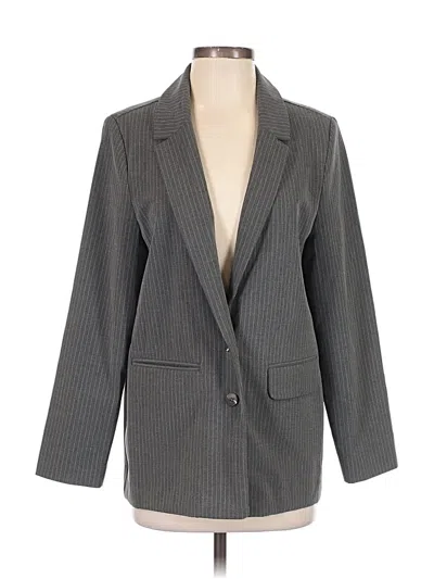 Pre-owned Old Navy Blazer Jacket In Gray