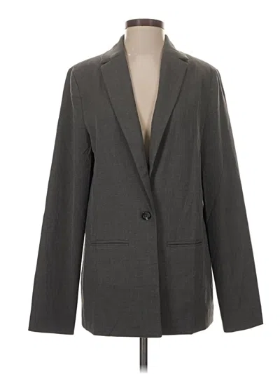 Pre-owned Old Navy Blazer Jacket In Gray
