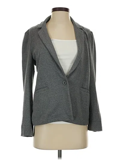 Pre-owned Old Navy Blazer Jacket In Gray