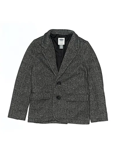 Pre-owned Old Navy Kids' Blazer Jacket In Gray