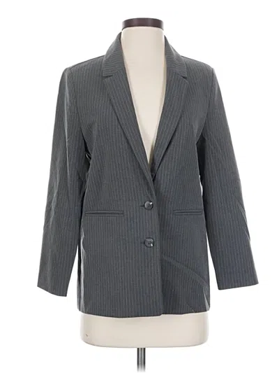Pre-owned Old Navy Blazer Jacket In Gray