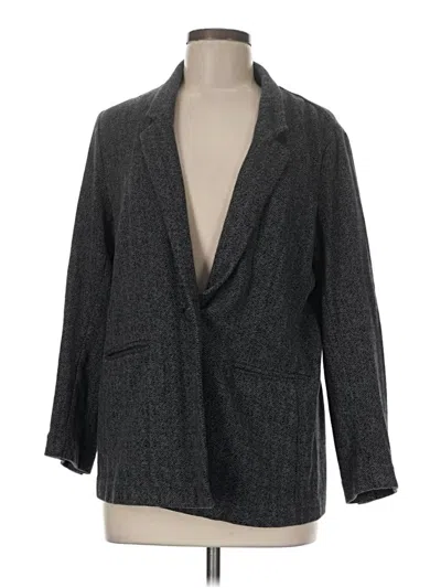 Pre-owned Old Navy Blazer Jacket In Gray