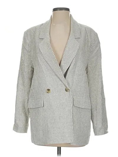 Pre-owned Old Navy Blazer Jacket In Gray