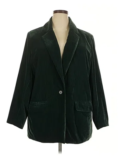 Pre-owned Old Navy Blazer Jacket In Green