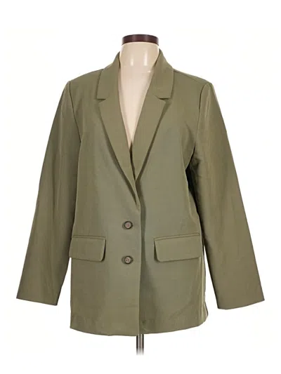 Pre-owned Old Navy Blazer Jacket In Green
