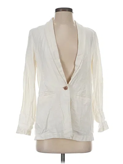 Pre-owned Old Navy Blazer Jacket In Ivory