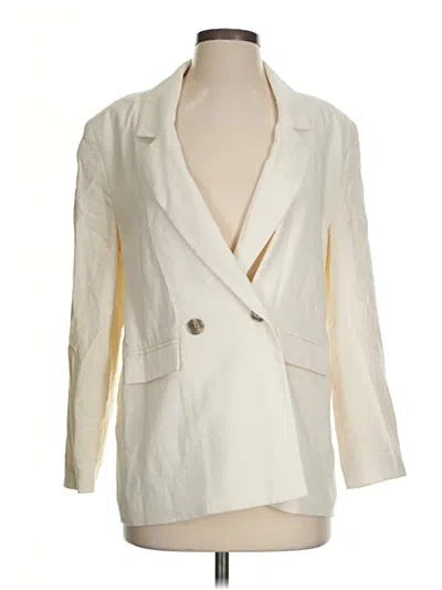 Pre-owned Old Navy Blazer Jacket In Ivory