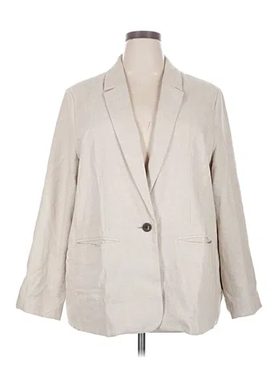 Pre-owned Old Navy Blazer Jacket In Ivory