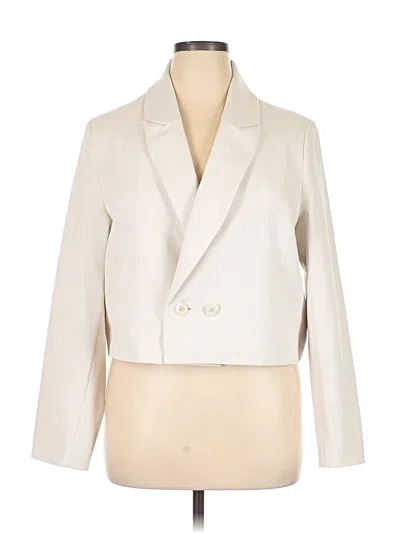 Pre-owned Old Navy Blazer Jacket In Ivory