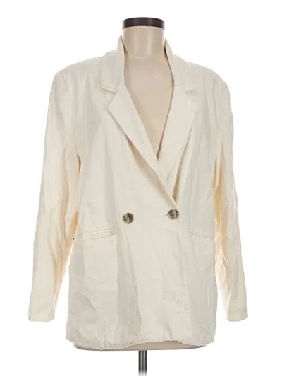 Pre-owned Old Navy Blazer Jacket In Ivory