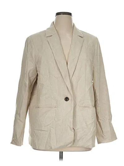 Pre-owned Old Navy Blazer Jacket In Ivory