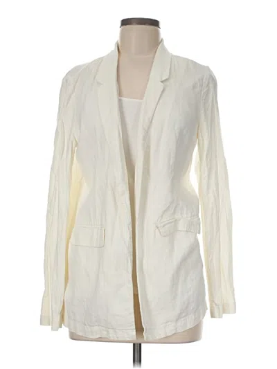 Pre-owned Old Navy Blazer Jacket In Ivory