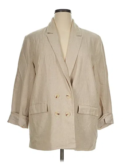 Pre-owned Old Navy Blazer Jacket In Tan