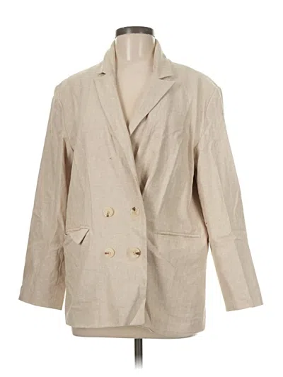 Pre-owned Old Navy Blazer Jacket In Tan