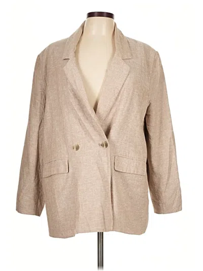 Pre-owned Old Navy Blazer Jacket In Tan