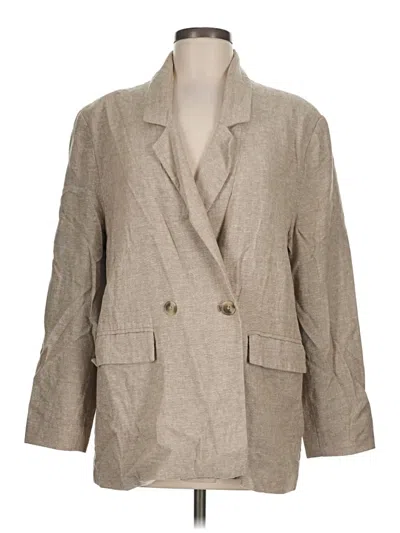 Pre-owned Old Navy Blazer Jacket In Tan