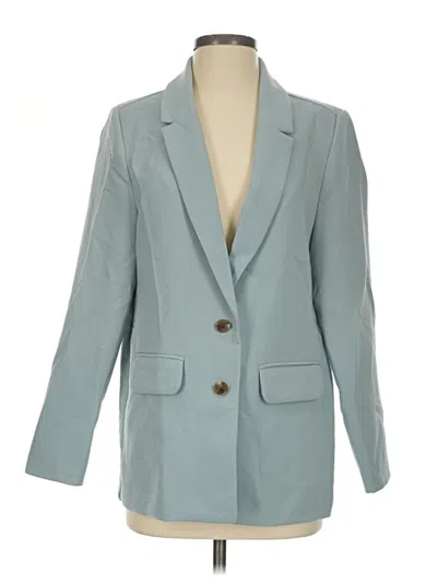 Pre-owned Old Navy Blazer Jacket In Teal