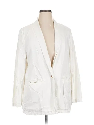 Pre-owned Old Navy Blazer Jacket In White