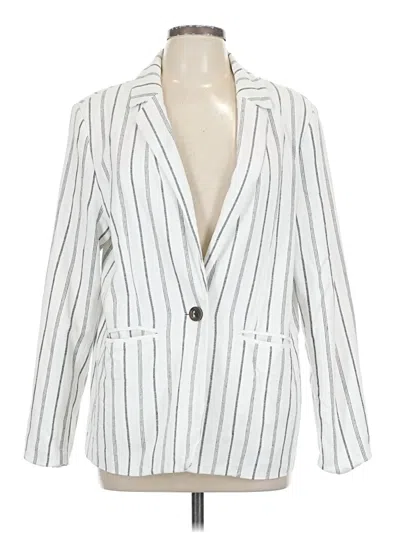 Pre-owned Old Navy Blazer Jacket In White
