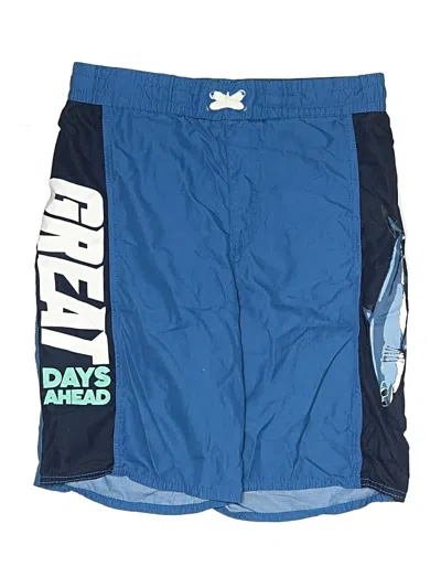 Pre-owned Old Navy Kids' Board Shorts In Blue