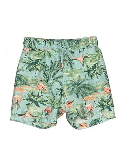 Pre-owned Old Navy Kids' Board Shorts In Green